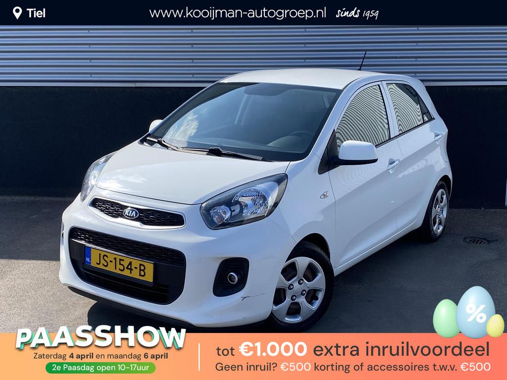 Kia Picanto 1.0 CVVT EconomyPlusLine Airconditioning, centra, Voorwielaandrijving, Stof, Gebruikt, Euro 6