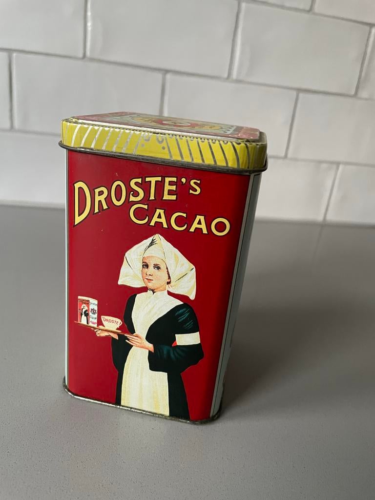 Droste cacao blikje, Ophalen of Verzenden, Gebruikt, Overige, Droste