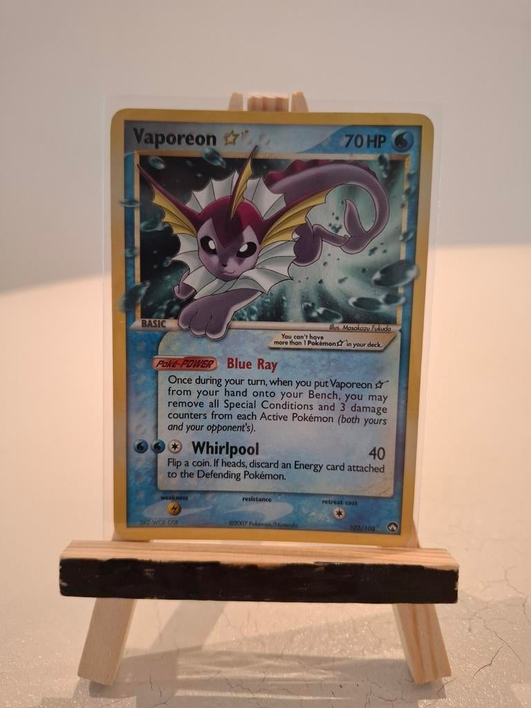 Pokémon Vaporeon Gold star, Ophalen of Verzenden