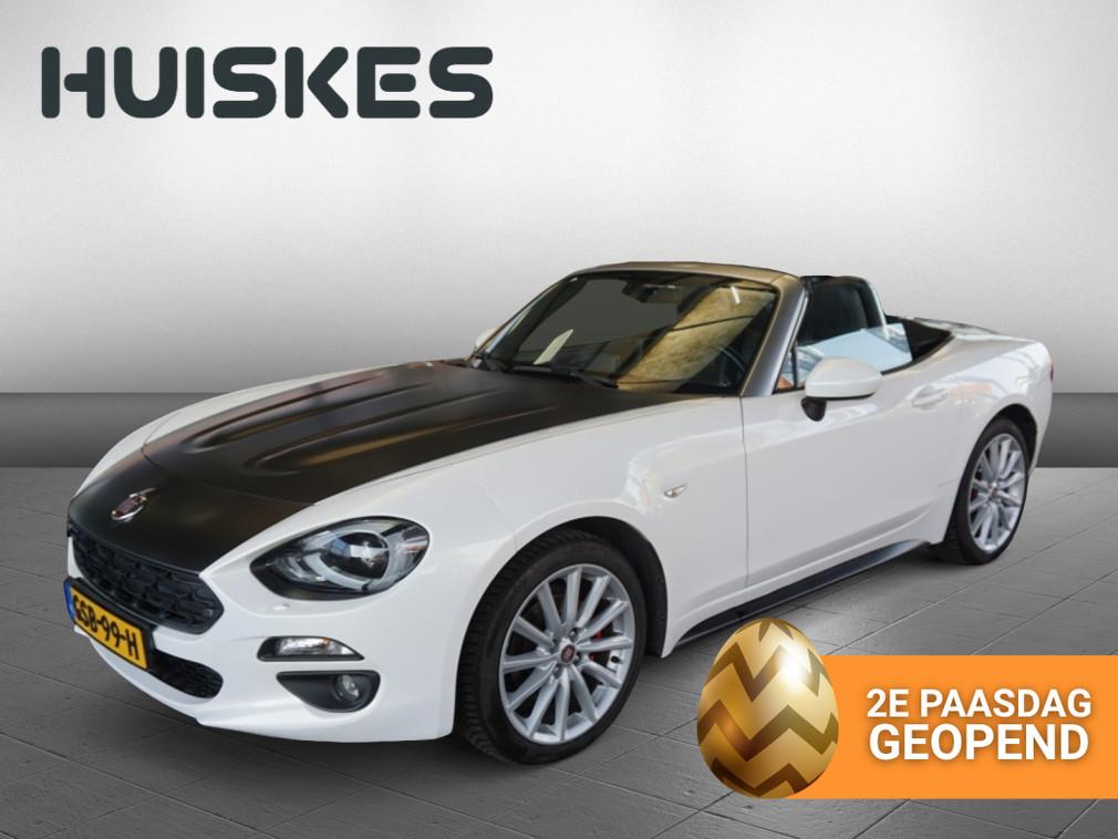 Fiat 124 Spider 1.4 MultiAir Turbo Lusso Parelmoer-lak | Led, Gebruikt, 4 cilinders, Wit, Leder