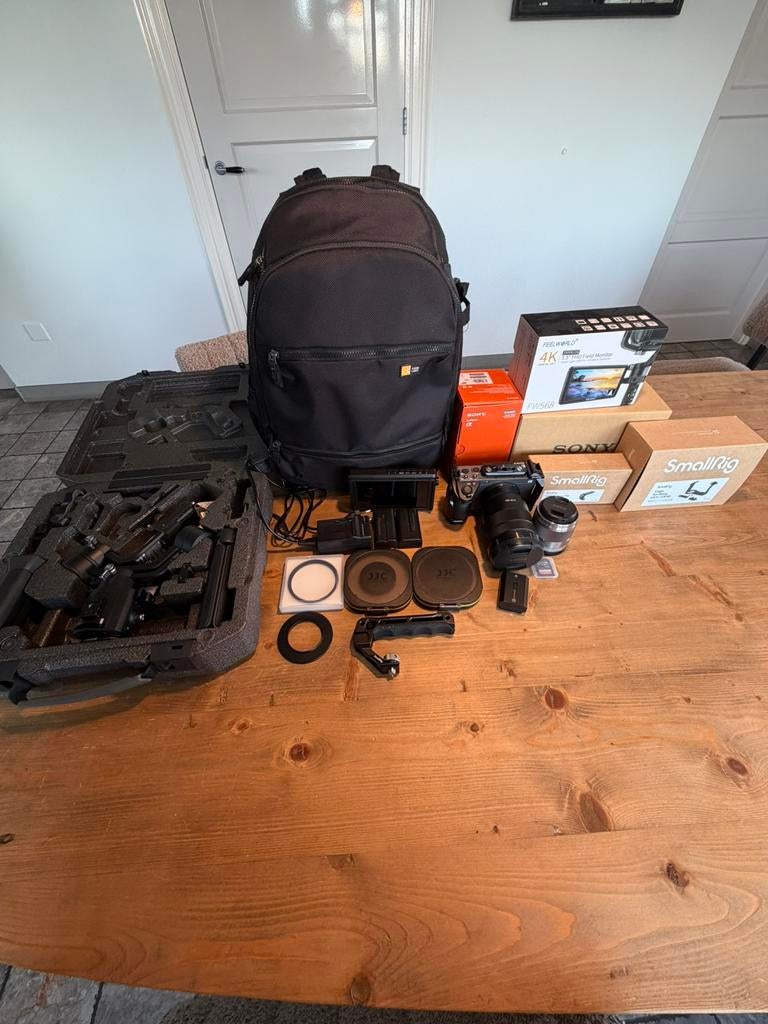 Sony FX30 met 2 lenzen, monitor en Ronin SC, Ophalen, Zo goed als nieuw