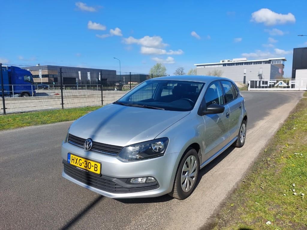 Nette Volkswagen Polo 1.0 MPI 44KW 2014 Grijs airco & cruise, Auto's, Voorwielaandrijving, Stof, Euro 6, 60 pk