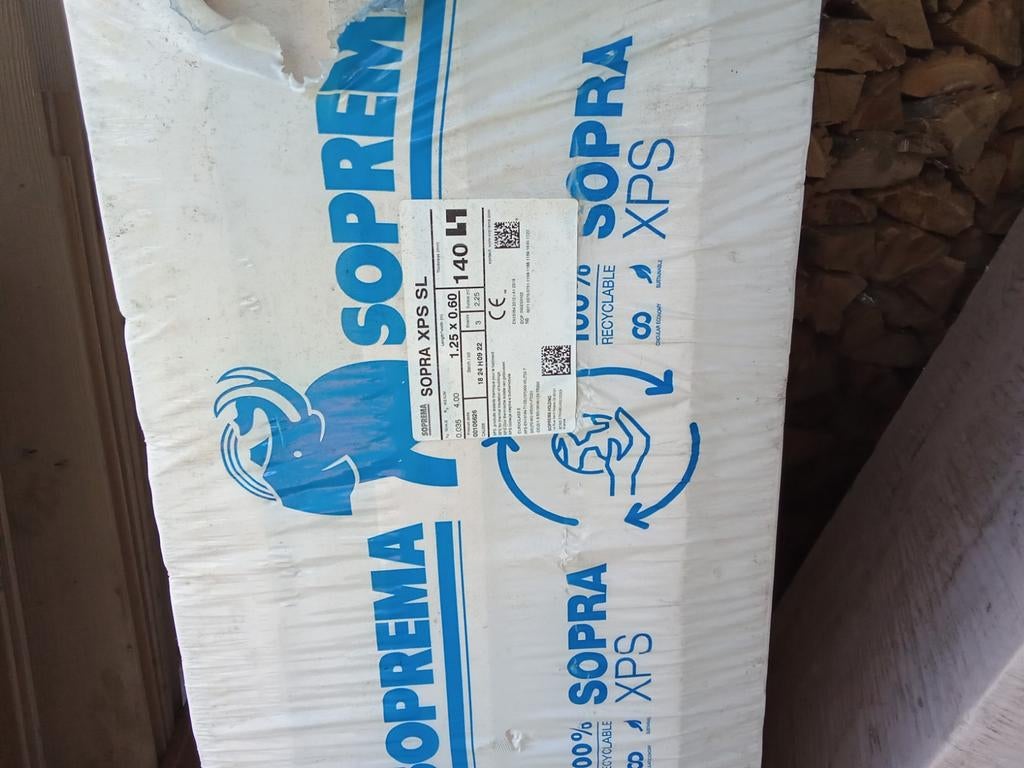 Soprema XPS isolatieplaten - 2 pakken + 6 losse platen, Ophalen of Verzenden