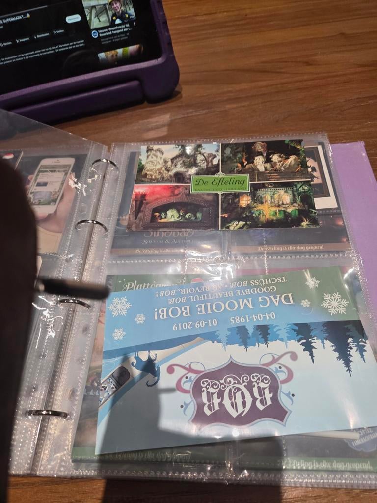 Ansichtkaart Spookslot Efteling en Bob vlag, Verzamelen, Ophalen of Verzenden, 1980 tot heden, Overige thema's