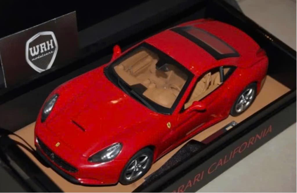 Ferrari California rosso corsa red super elite Hotwheels WRH, Verzenden, Zo goed als nieuw, Auto, Hot Wheels