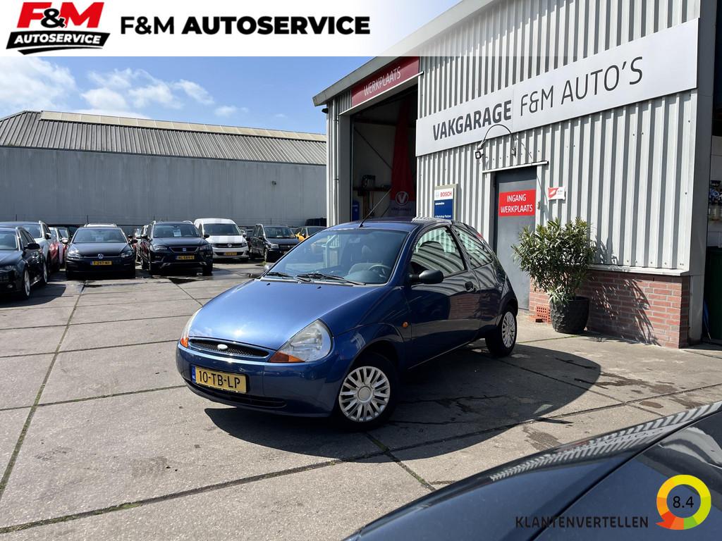 Ford Ka 1.3 Futura airco, Auto's, Voorwielaandrijving, 1299 cc, Stof, Gebruikt