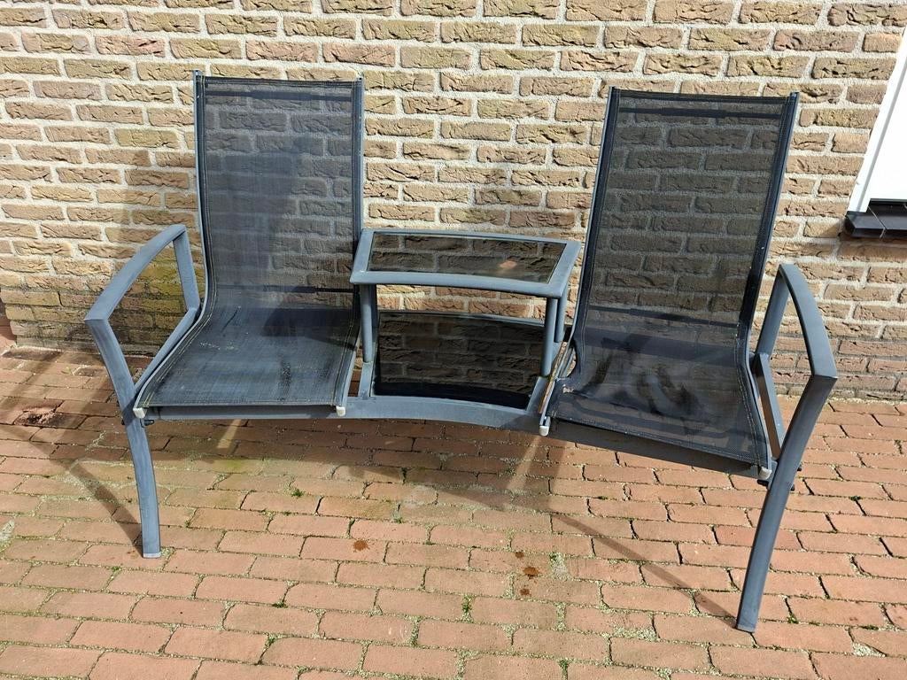 Tuinmeubelen, Ophalen of Verzenden, Gebruikt, Aluminium