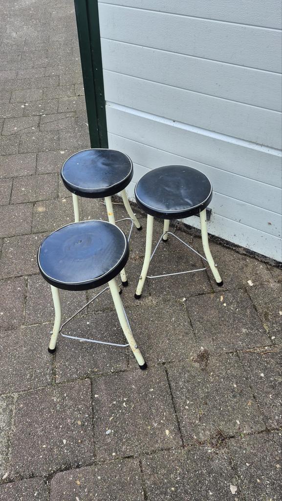 Vintage Brabantia krukjes 3, Ophalen, Gebruikt, Staal