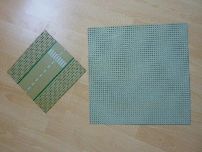 lego bouwplaat grijs 50 x 50 noppen ! + wegen plaat, Ophalen, Gebruikt, Lego