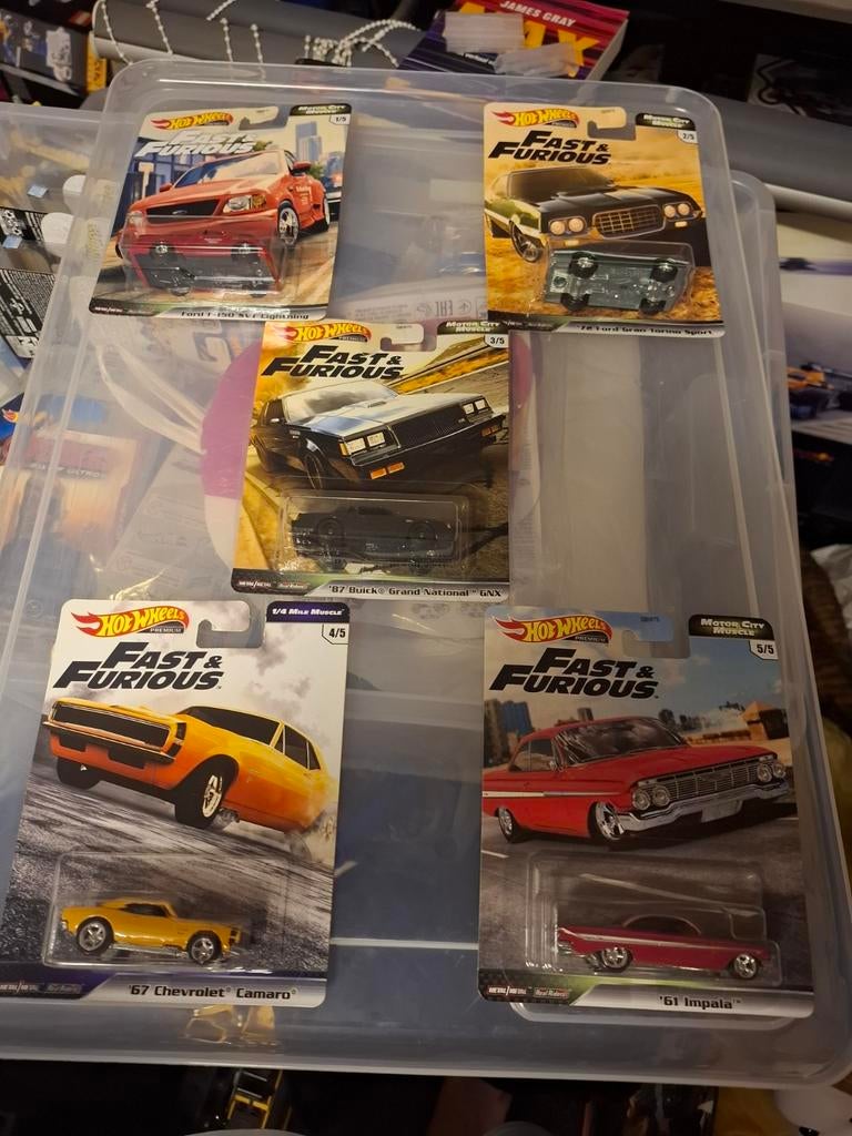 hotwheels set fast and furious, Ophalen of Verzenden, Nieuw, Auto
