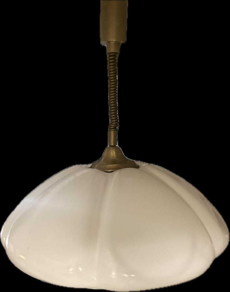 Vintage retro design hanglamp pendant, Huis en Inrichting, Ophalen, Kunststof, Gebruikt, Minder dan 50 cm