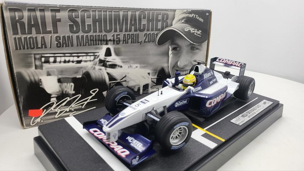 Renault Williams F1 Ralf Schumacher Imola Marino, Ophalen of Verzenden, Hot Wheels