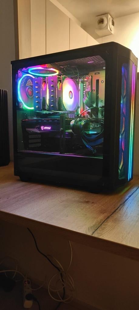 desktop game pc, Computers en Software, Desktop Pc's, Ophalen, Gebruikt, 32 GB, Gaming PC