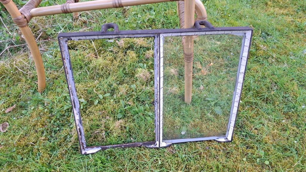 Antiek raampje 49 x 38, Doe-het-zelf en Verbouw, Glas en Ramen, Gebruikt, Minder dan 80 cm, Minder dan 80 cm, Overige typen