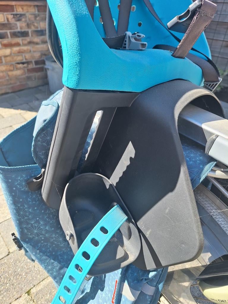 Yepp achterzitje groen/blauw tot 22 kg, Fietsen en Brommers, Ophalen of Verzenden