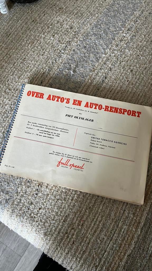 Over autos en autorensport, Ophalen of Verzenden, Gebruikt