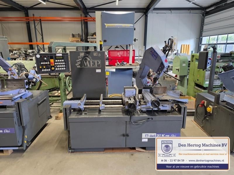Vol automaat MEP 282 NC Evo rond 250 bandzaag hydraulisch, Doe-het-zelf en Verbouw, Gereedschap | Zaagmachines, Ophalen, Gebruikt