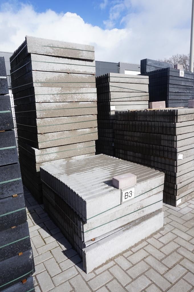 Opsluitbanden 6x20 Grijs B3, Tuin en Terras, Tegels en Klinkers, Ophalen, Overige typen, Nieuw, 10 m² of meer