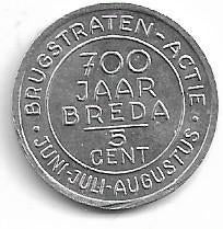 Breda 700 Jaar, Ophalen of Verzenden, Overige materialen