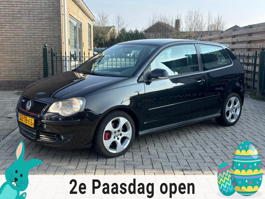 Volkswagen Polo 1.8 GTI |nette auto | lange apk | airco, 4 cilinders, 150 pk, 610 kg, Zwart