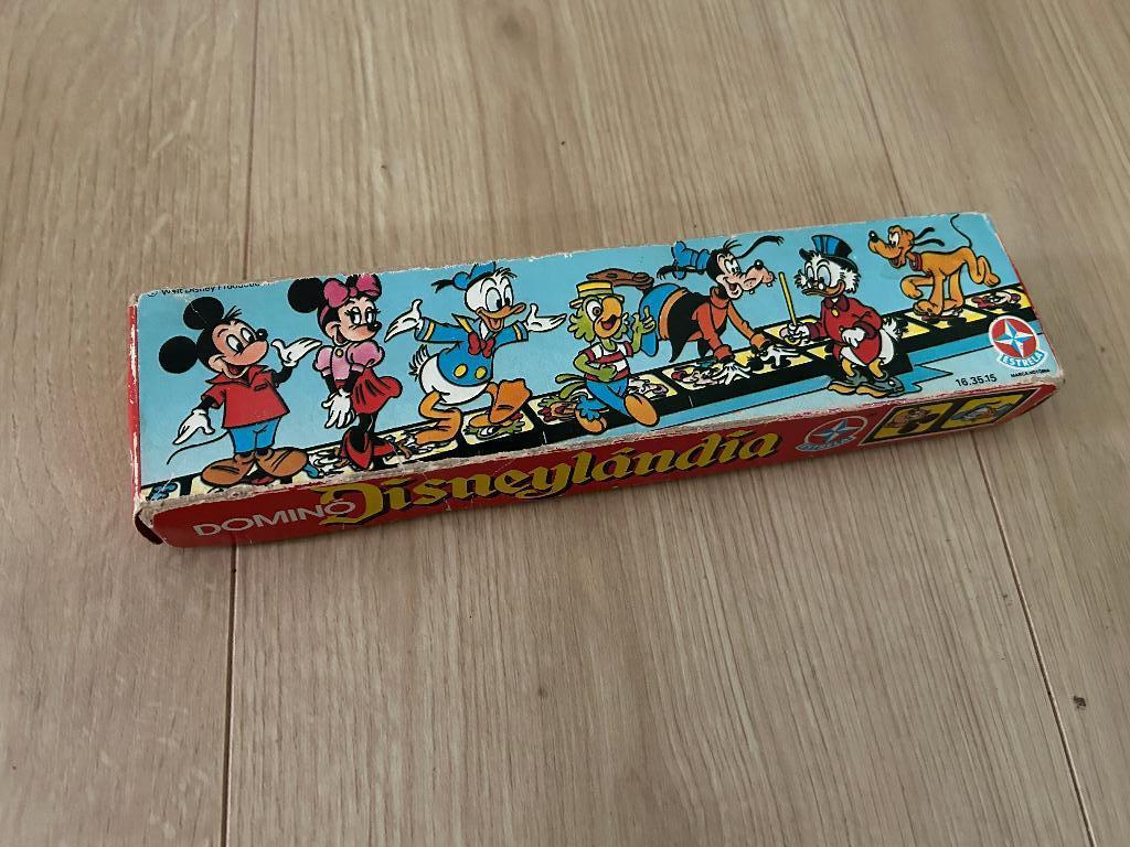 Disneylandia Domino - Vintage Disney domino spel, Vijf spelers of meer, Verzenden, Gebruikt