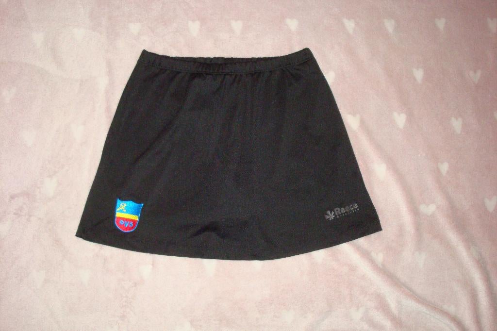 Reece hockey rokje, DVS, zwart met logo, maat XS, Sport en Fitness, Hockey, Ophalen of Verzenden, Zo goed als nieuw, Kleding