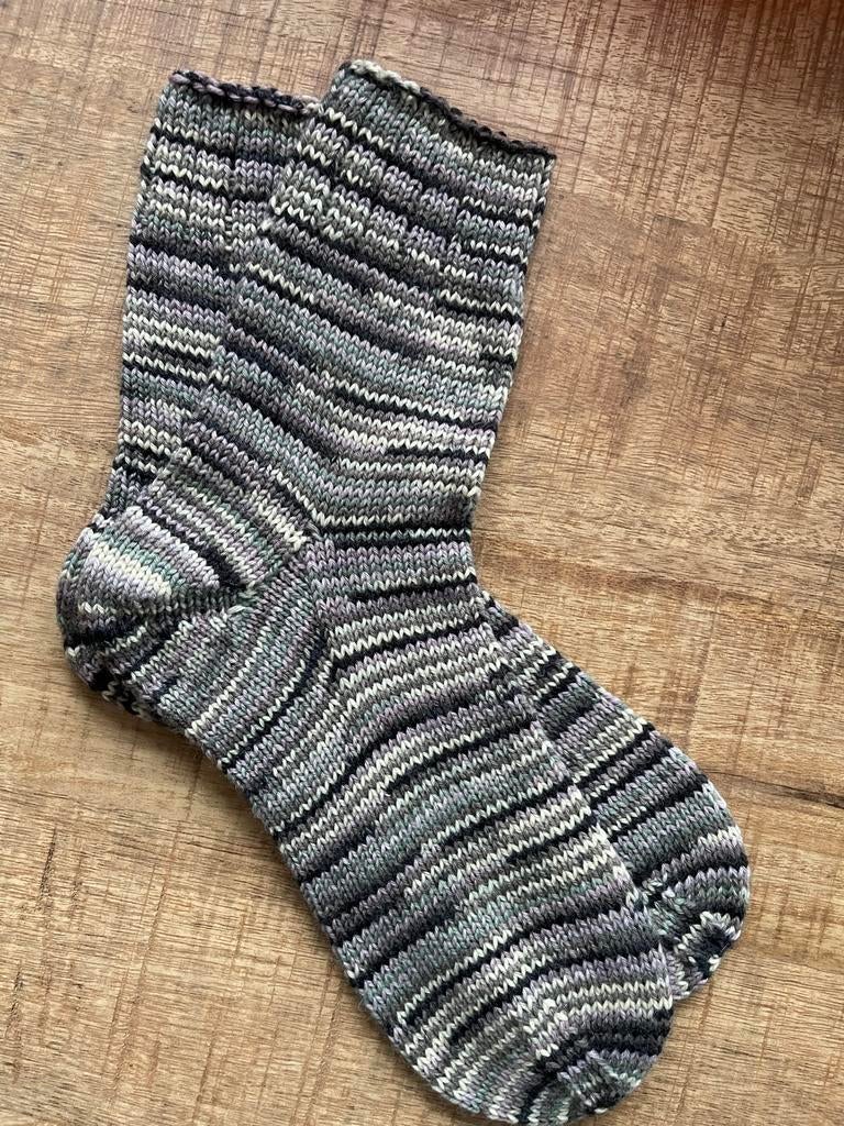 Handgebreide wollen sokken - Maat 43, Sokken en Kniesokken, Overige kleuren, Nieuw, Overige maten