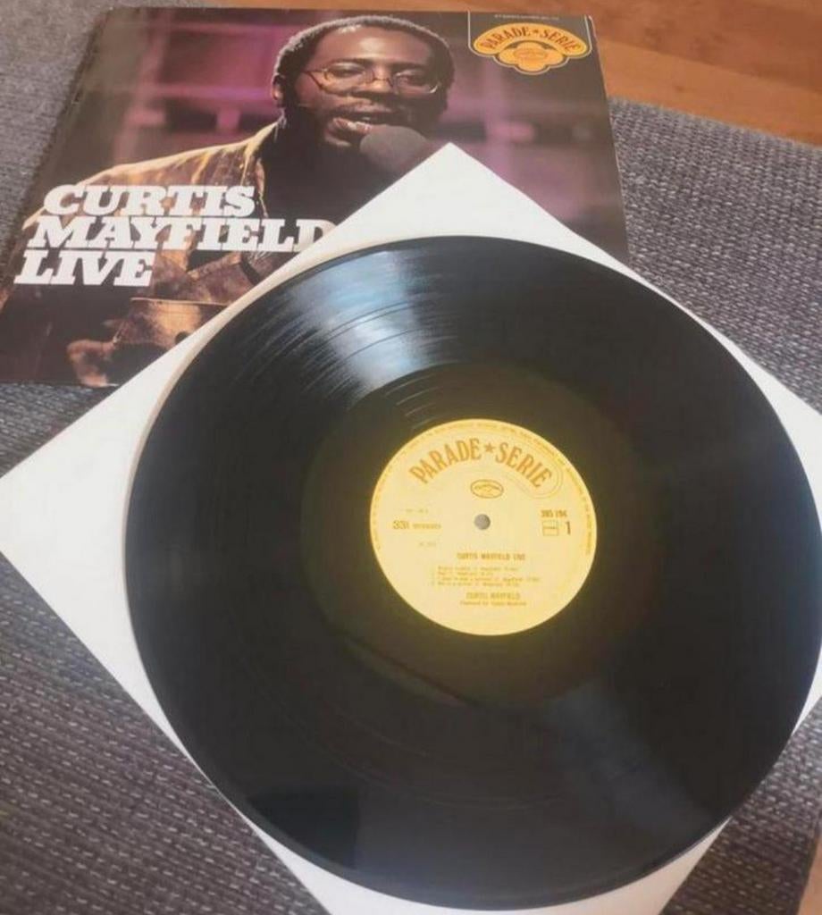 Curtis Mayfield - Curtis Mayfield Live 1973/ VG+, Ophalen of Verzenden, 1960 tot 1980, Gebruikt, 12 inch