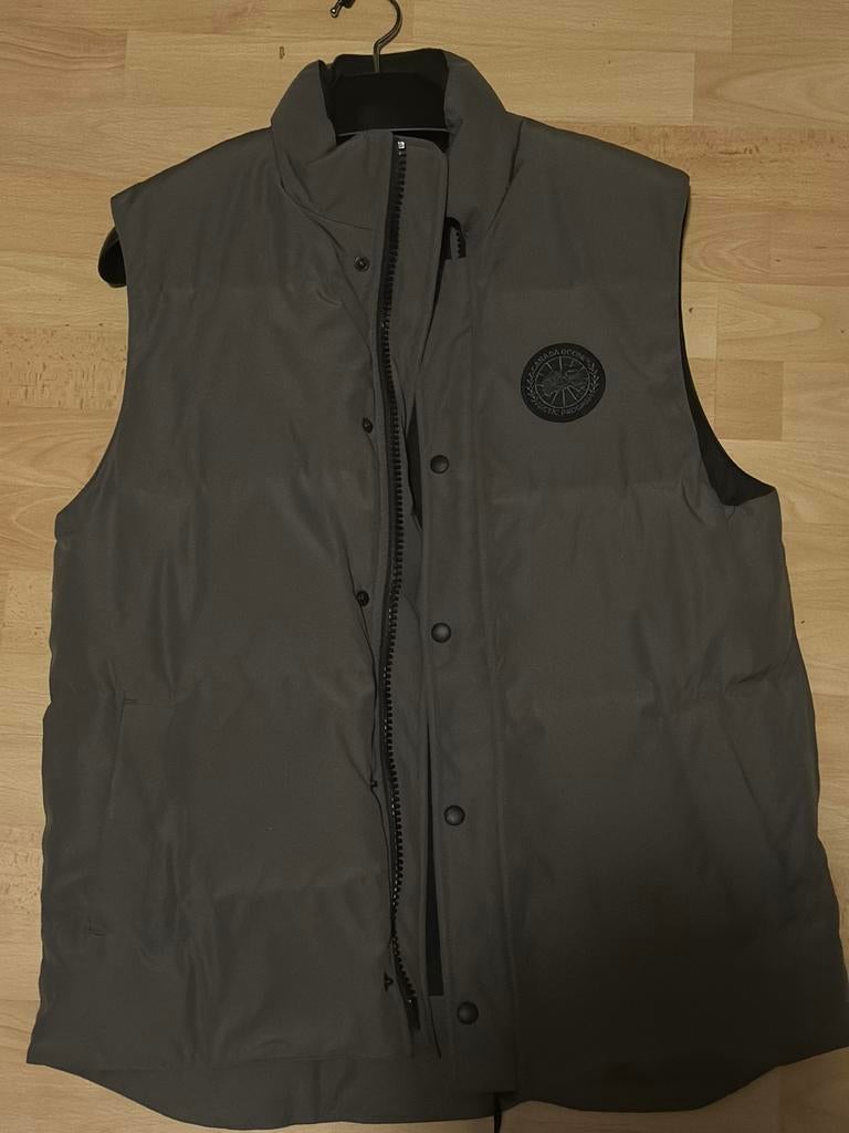 Canada goose garson maat L black label, Verzenden, Zo goed als nieuw, Maat 52/54 (L), Grijs