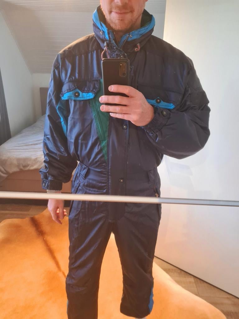 Origineel Retro Vintage 80's Skipak, Maat 52/54 (L), Ophalen of Verzenden, La font, Gedragen