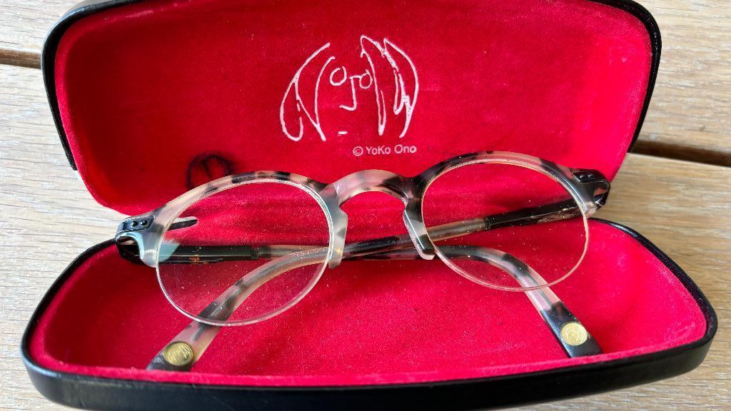 Brilmontuur John Lennon, Overige merken, Gebruikt, Beige, Ophalen of Verzenden