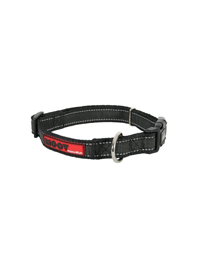 ZOLUX Moov Nylon Halsband Zwart Nekomtrek 45-58 cm KOOPJE!!!, Ophalen of Verzenden, Nieuw