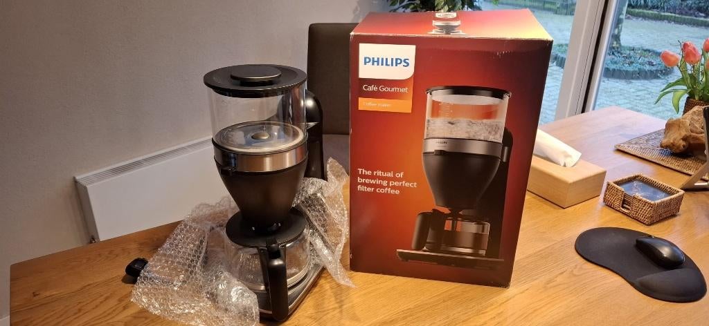 Cafe Gourmet, Witgoed en Apparatuur, Koffiezetapparaten, Ophalen, 10 kopjes of meer, Koffiemachine, Gemalen koffie