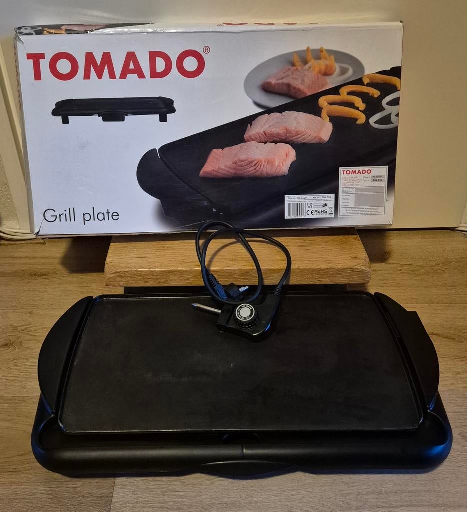 Tomado Grilplaat - Tafelgrill, Ophalen, Vaatwasmachinebestendig, Gebruikt, Tafelgrill