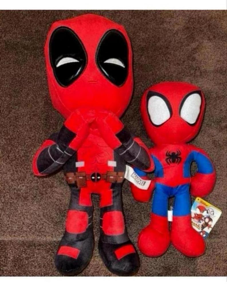 Spider-Man knuffel death pool marvel nieuw !!!, Ophalen of Verzenden, Nieuw