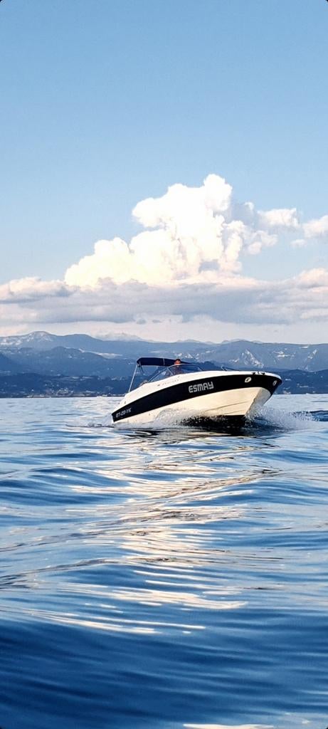 Bayliner 245 bowrider open punt 350 pk V8, Binnenboordmotor, 6 meter of meer, Ophalen of Verzenden, Zo goed als nieuw