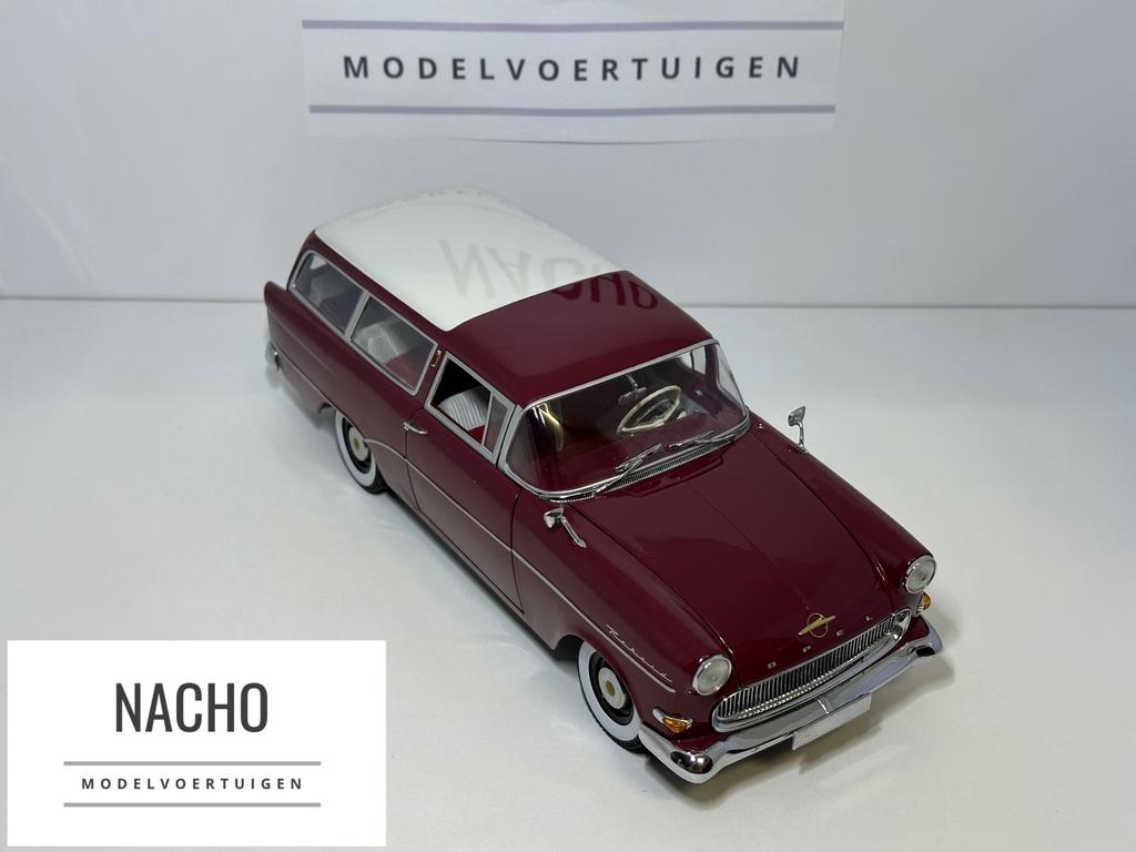 Opel Rekord Caravan | MiniChamps | schaal 1:18 | ZGAN, Ophalen of Verzenden, Zo goed als nieuw, MiniChamps