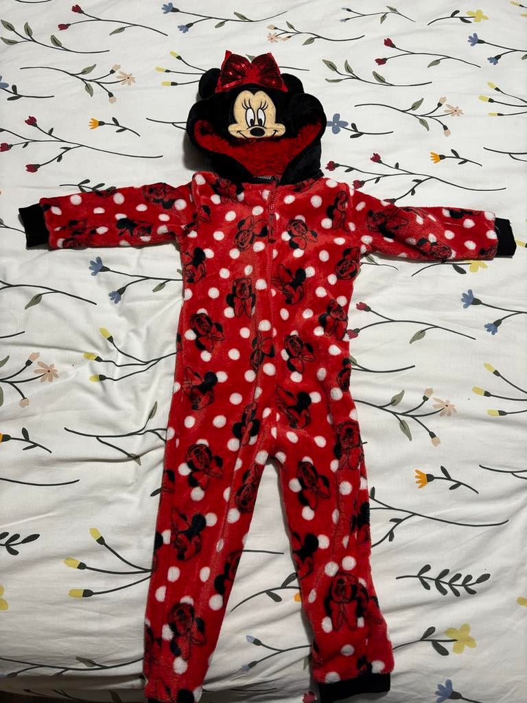 Carnaval Disney Minnie Mouse Onesie Maat 98, Ophalen, Zo goed als nieuw, Meisje