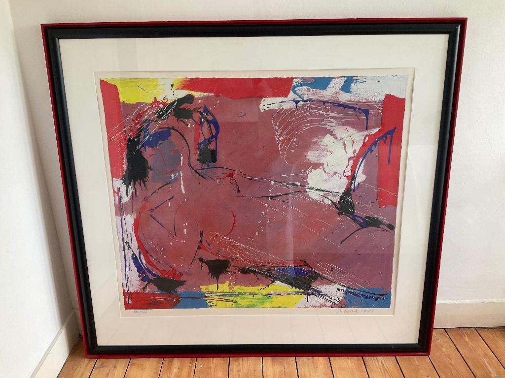 Nic Jonk zeefdruk 1994, Ophalen