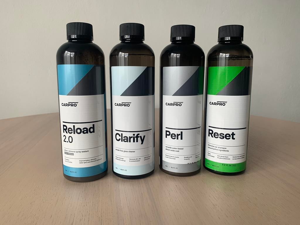 CarPro Reset Perl Coat Reload Clarify Glass, Auto diversen, Onderhoudsmiddelen, Ophalen of Verzenden