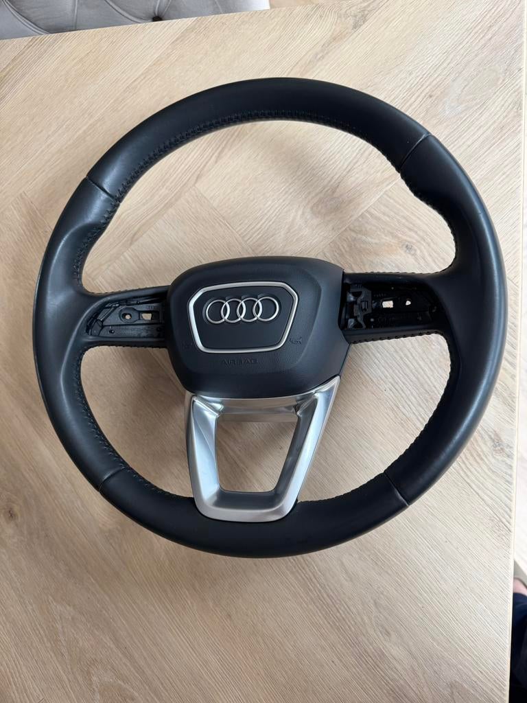 Originele leren audi q5 stuur met airbag cover als nieuw., Ophalen of Verzenden, Audi