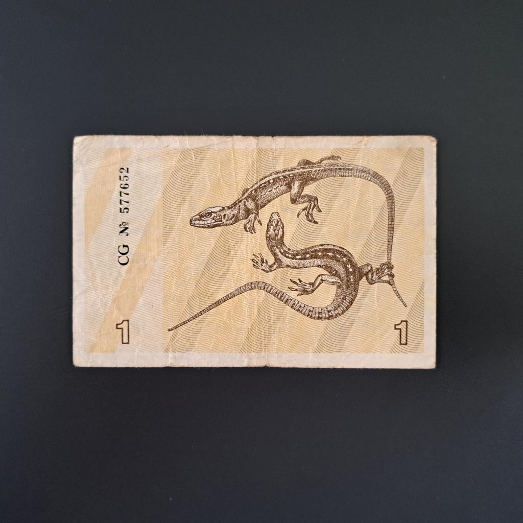 1 talonas Litouwen #050, Verzenden, Overige landen, Los biljet