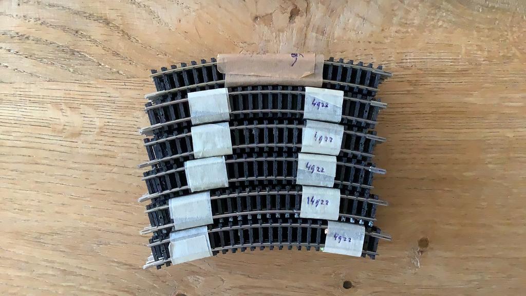 Trix rails gebogen 14922, Gelijkstroom, Trix, Rails, Ophalen of Verzenden