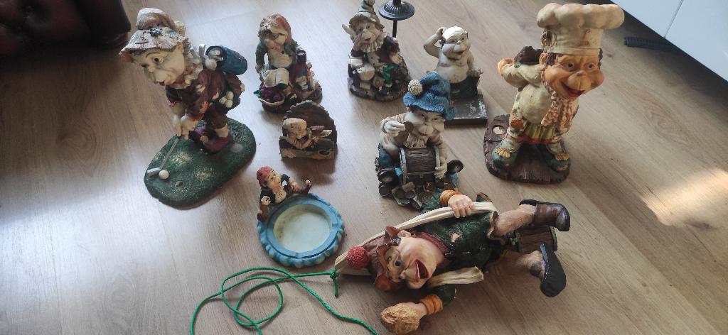 Efteling Laven 9 stuks, Verzamelen, Ophalen, Gebruikt, Beeldje of Poppetje