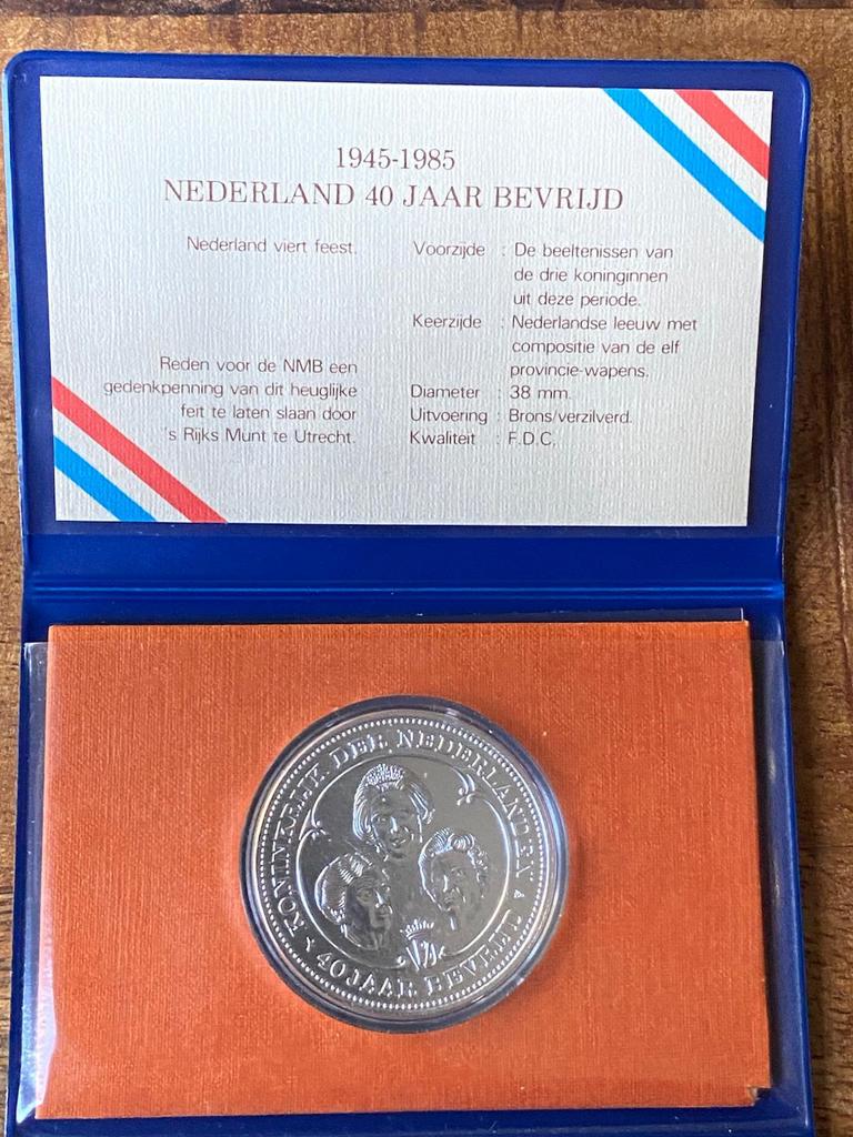 Herdenking munt, Ophalen of Verzenden, Koningin Beatrix