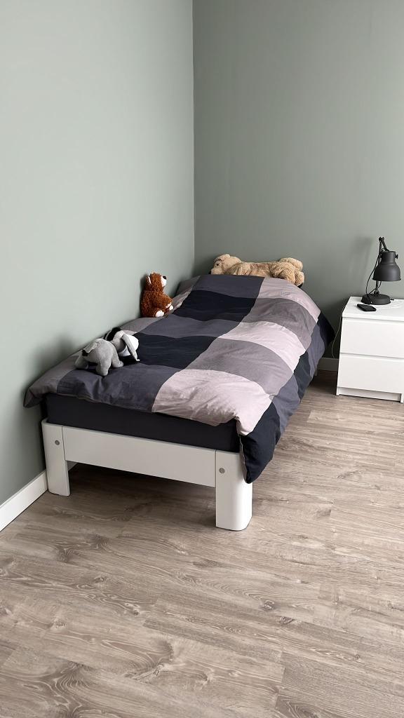 AUPING AURONDE 90 x 200, Verstelbaar, 90 cm, Eenpersoons, Wit