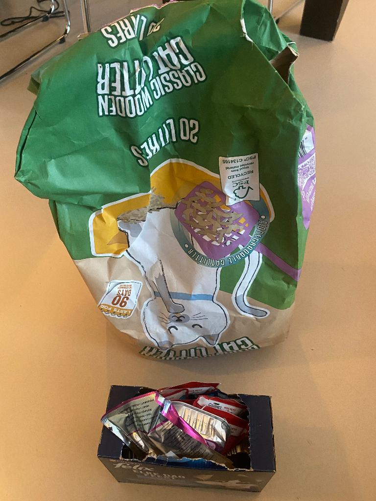 Gratis grind, graag zsm ophalen, Dieren en Toebehoren, Dierenvoeding, Ophalen, Kat