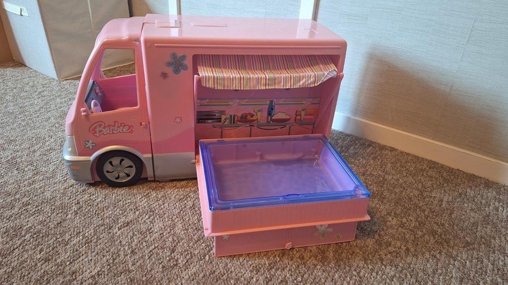 Barbie dream camper, Ophalen of Verzenden, Zo goed als nieuw, Barbie