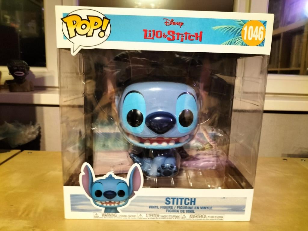 Grote Funko Pop! Stitch #1046 - Disney Lilo & Stitch, Ophalen of Verzenden, Zo goed als nieuw