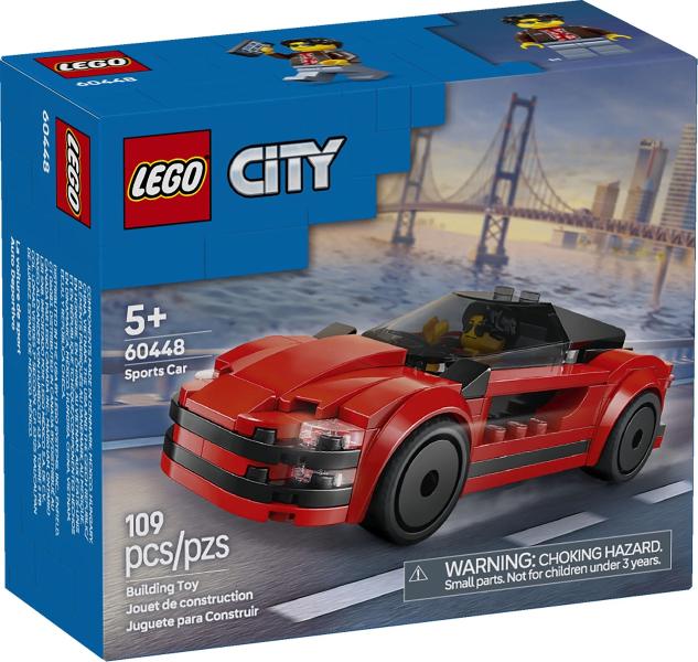 Lego City set 60448 Rode sportwagen, Kinderen en Baby's, Speelgoed | Duplo en Lego, Nieuw, Lego, Complete set, Ophalen of Verzenden